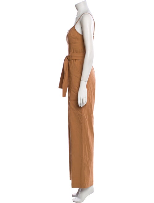 A.L.C. Linen V-Neck Jumpsuit