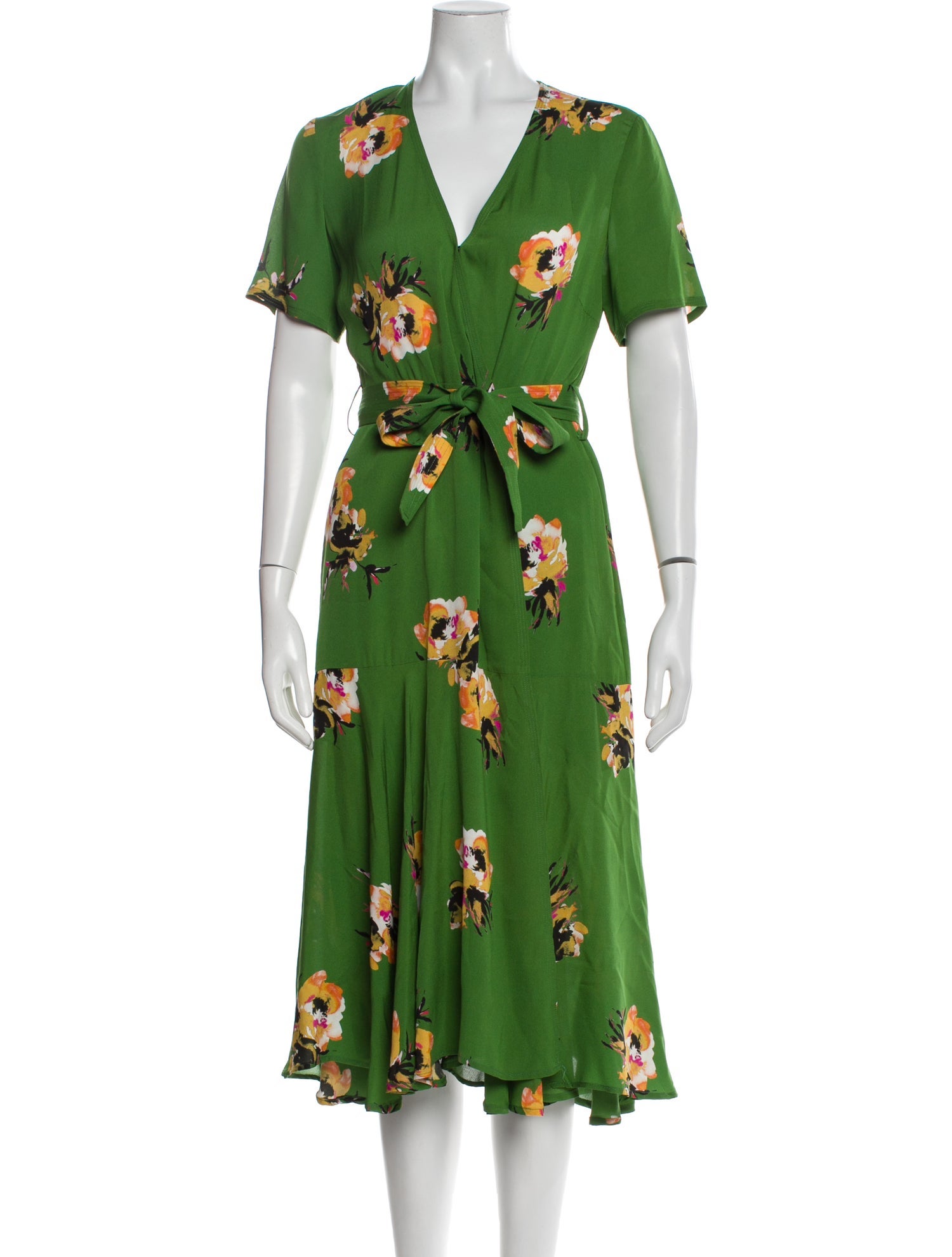 A.L.C. Silk Midi Length Dress