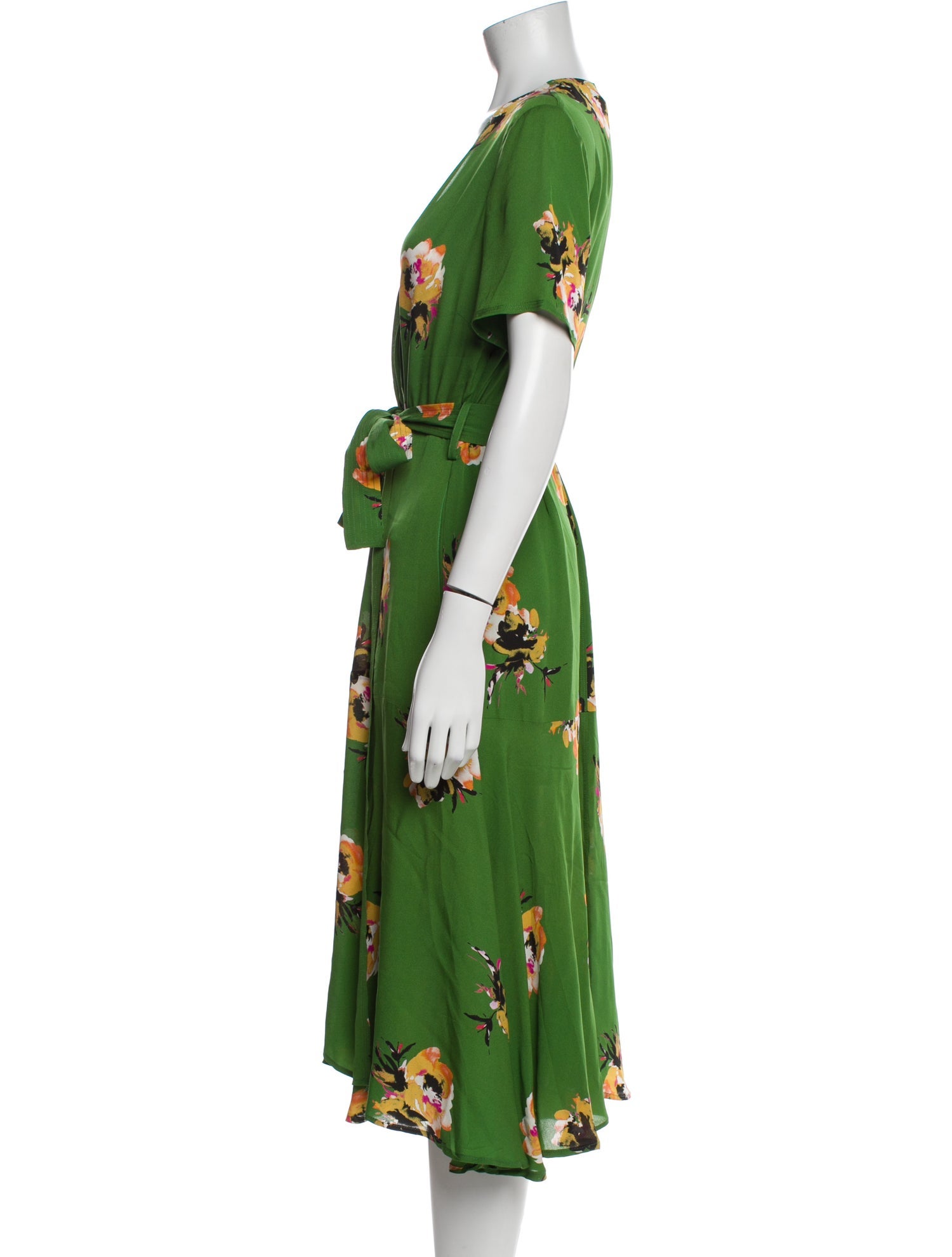 A.L.C. Silk Midi Length Dress