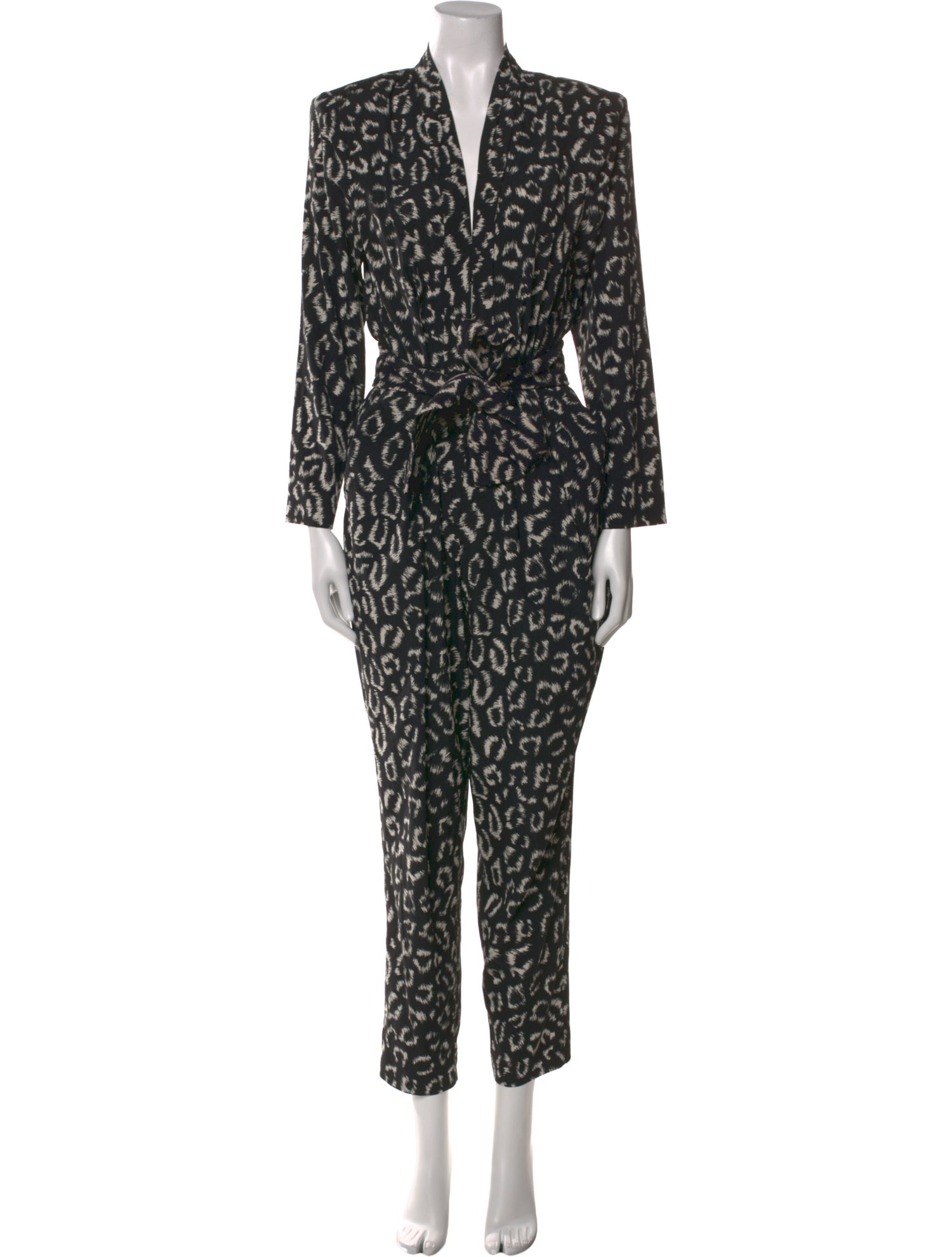 A.L.C. Silk Printed Jumpsuit