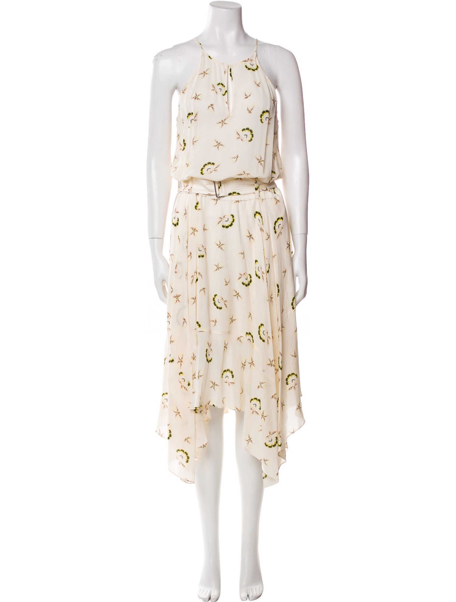 A.L.C. Silk Midi Length Dress