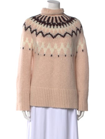 A.L.C. Printed Turtleneck Sweater