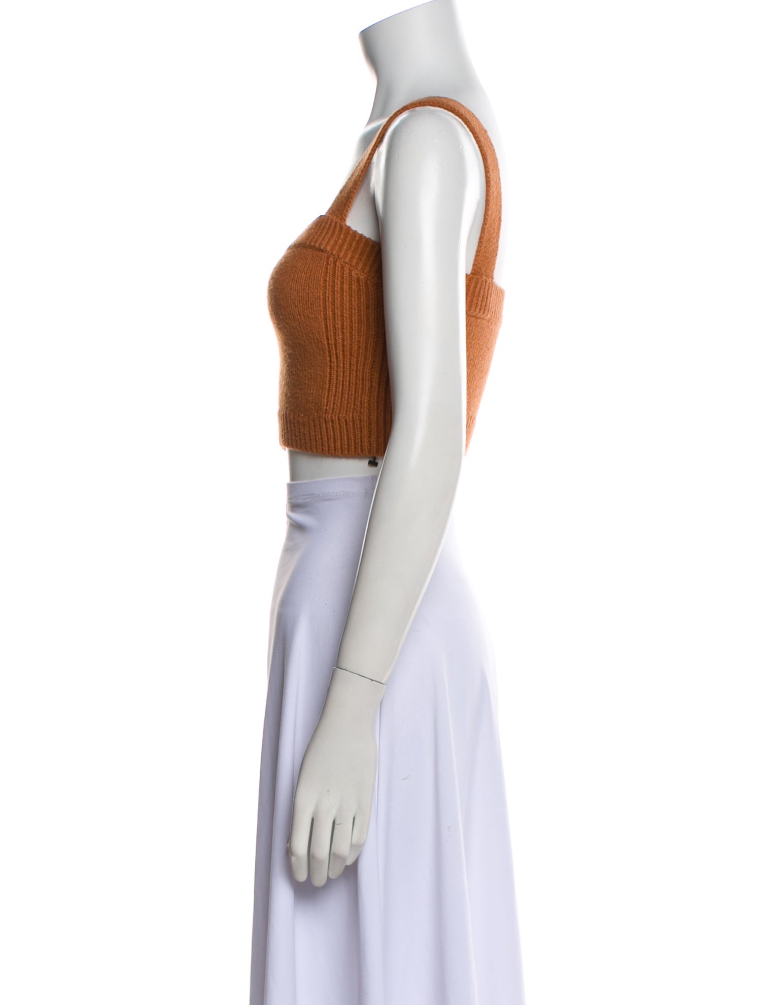 A.L.C. Square Neckline Sleeveless Crop Top