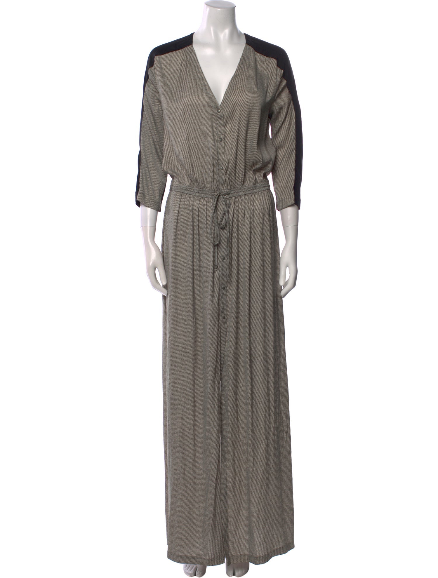 A.L.C. Striped Long Dress