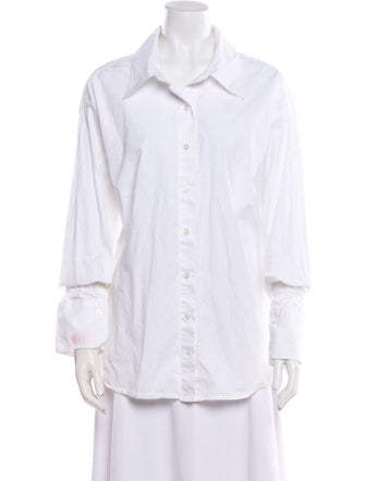 A.L.C. Long Sleeve Button-Up Top