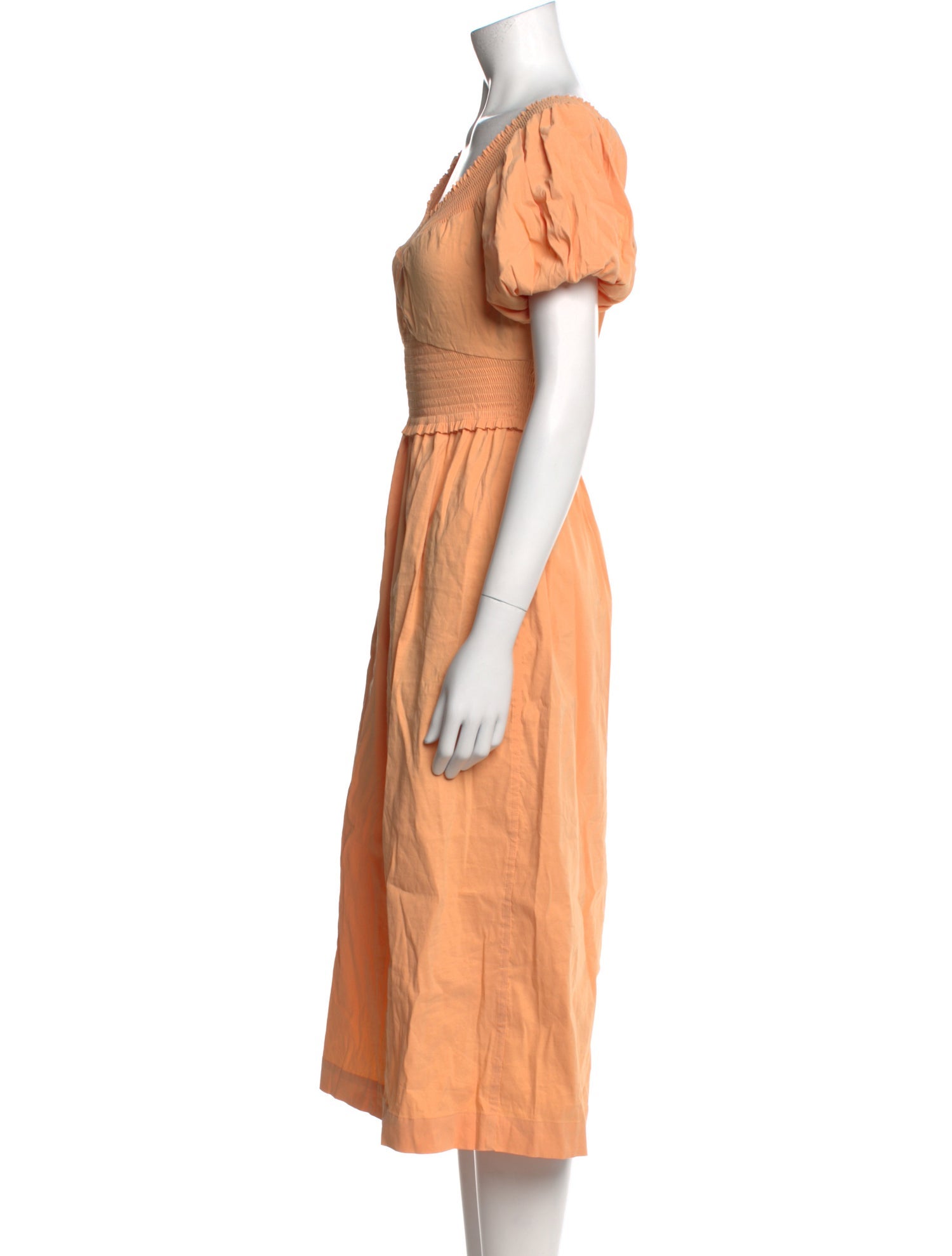 A.L.C. Scoop Neck Midi Length Dress