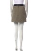 A.L.C. Plaid Print Mini Skirt