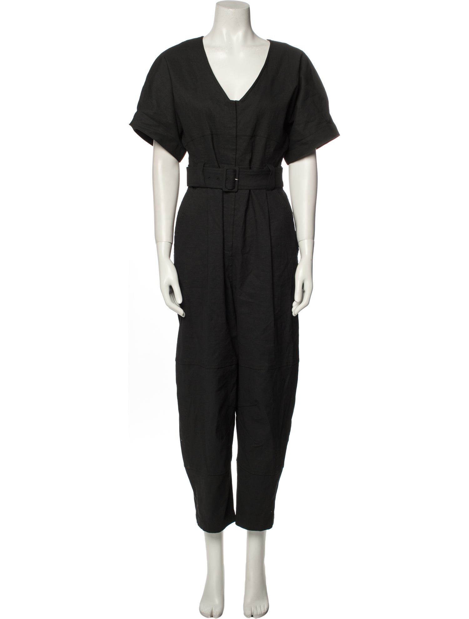 A.L.C. Linen V-Neck Jumpsuit