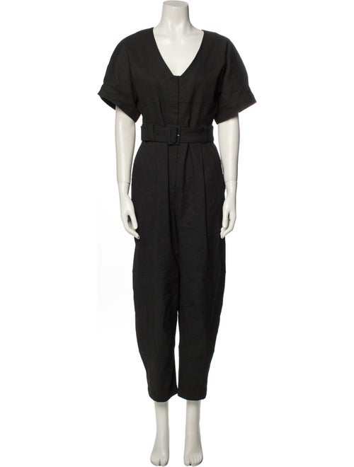A.L.C. Linen V-Neck Jumpsuit