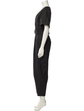 A.L.C. Linen V-Neck Jumpsuit