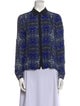 A.L.C. Silk Printed Button-Up Top