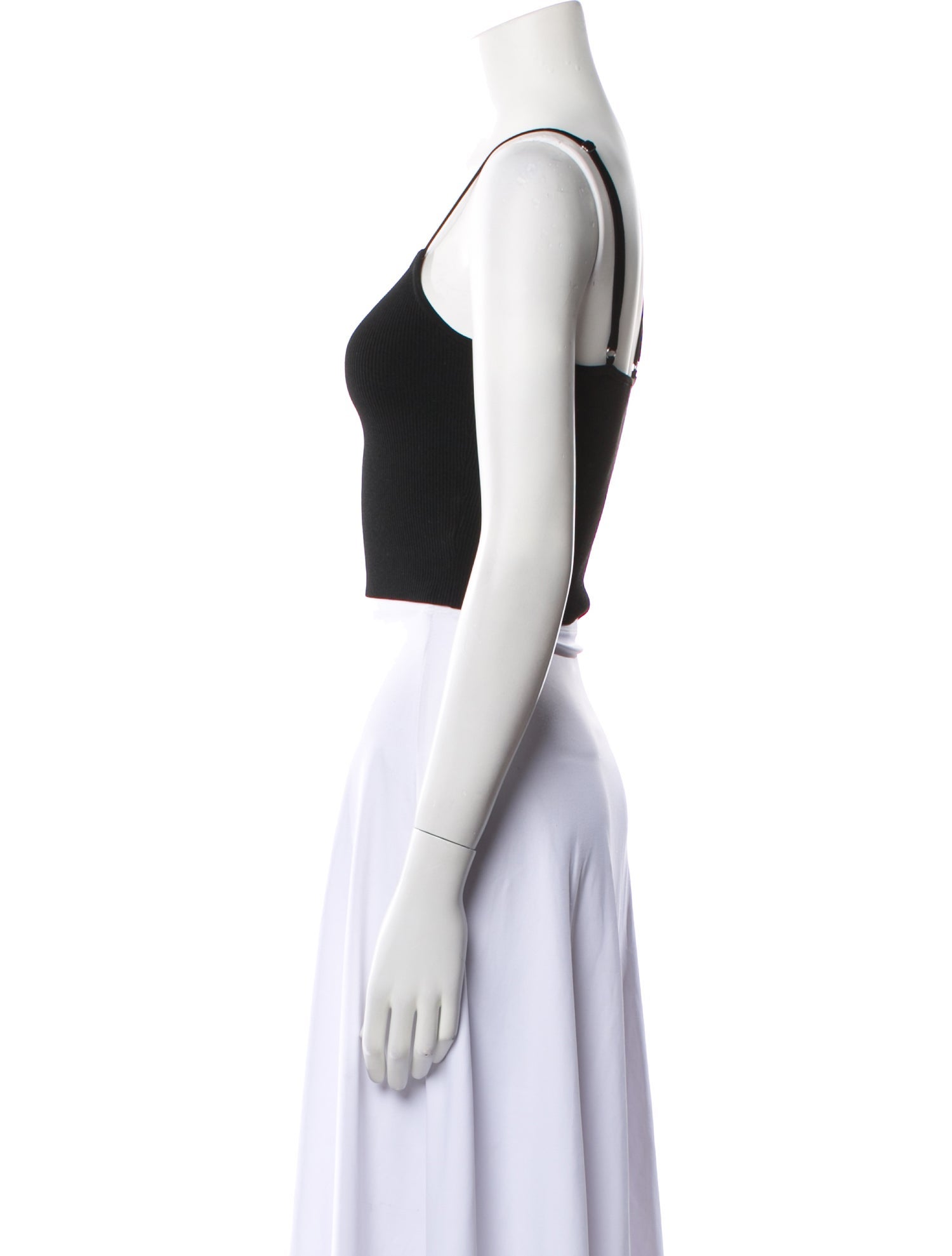 A.L.C. Square Neckline Sleeveless Crop Top