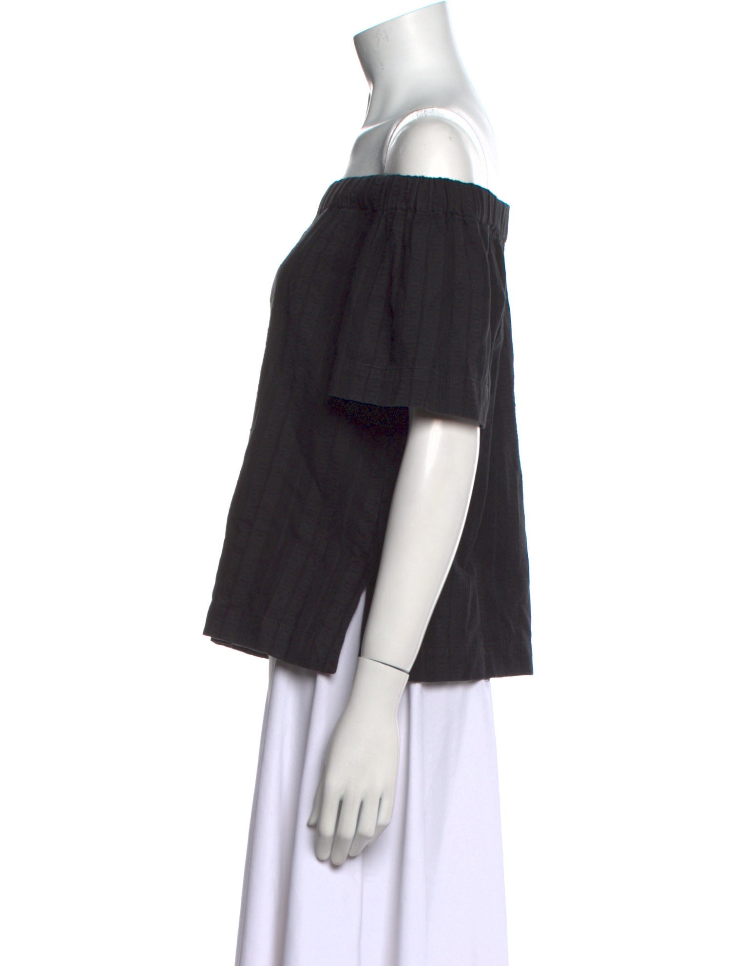 A.L.C. Off-The-Shoulder Short Sleeve Blouse