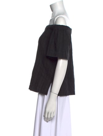 A.L.C. Off-The-Shoulder Short Sleeve Blouse