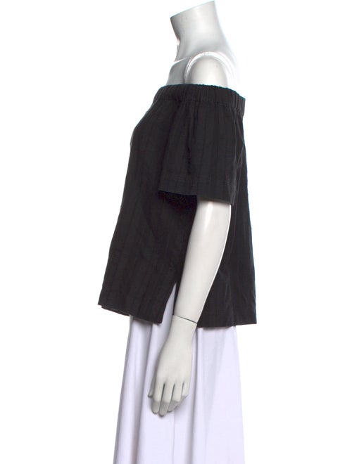 A.L.C. Off-The-Shoulder Short Sleeve Blouse