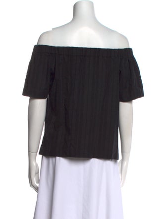 A.L.C. Off-The-Shoulder Short Sleeve Blouse