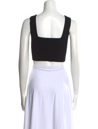 A.L.C. Square Neckline Sleeveless Crop Top