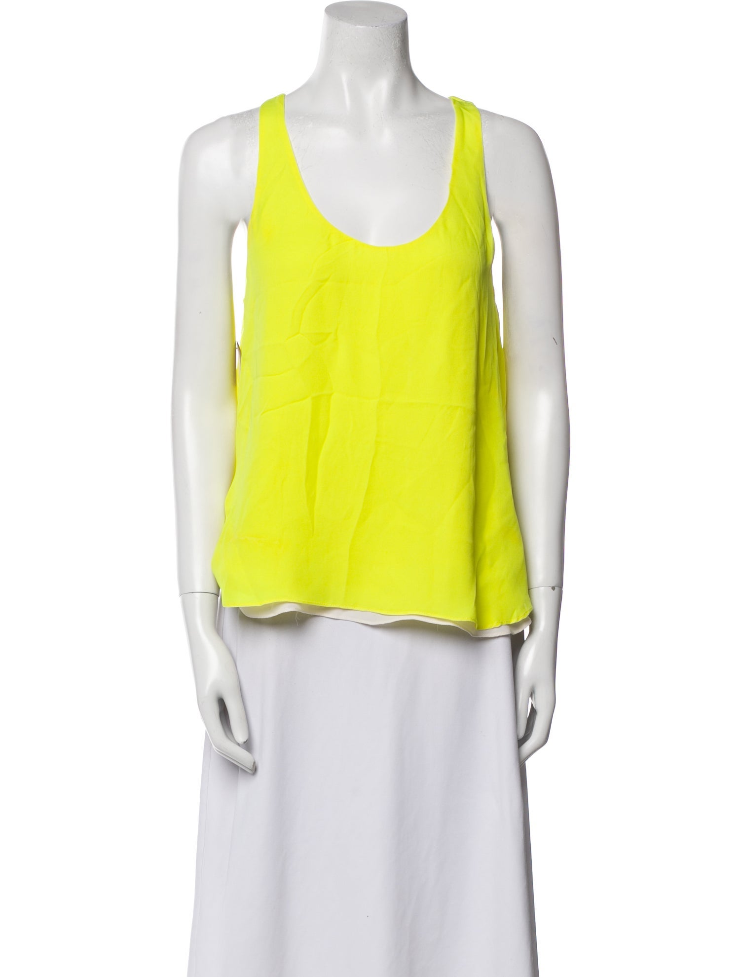 A.L.C. Silk Scoop Neck Top