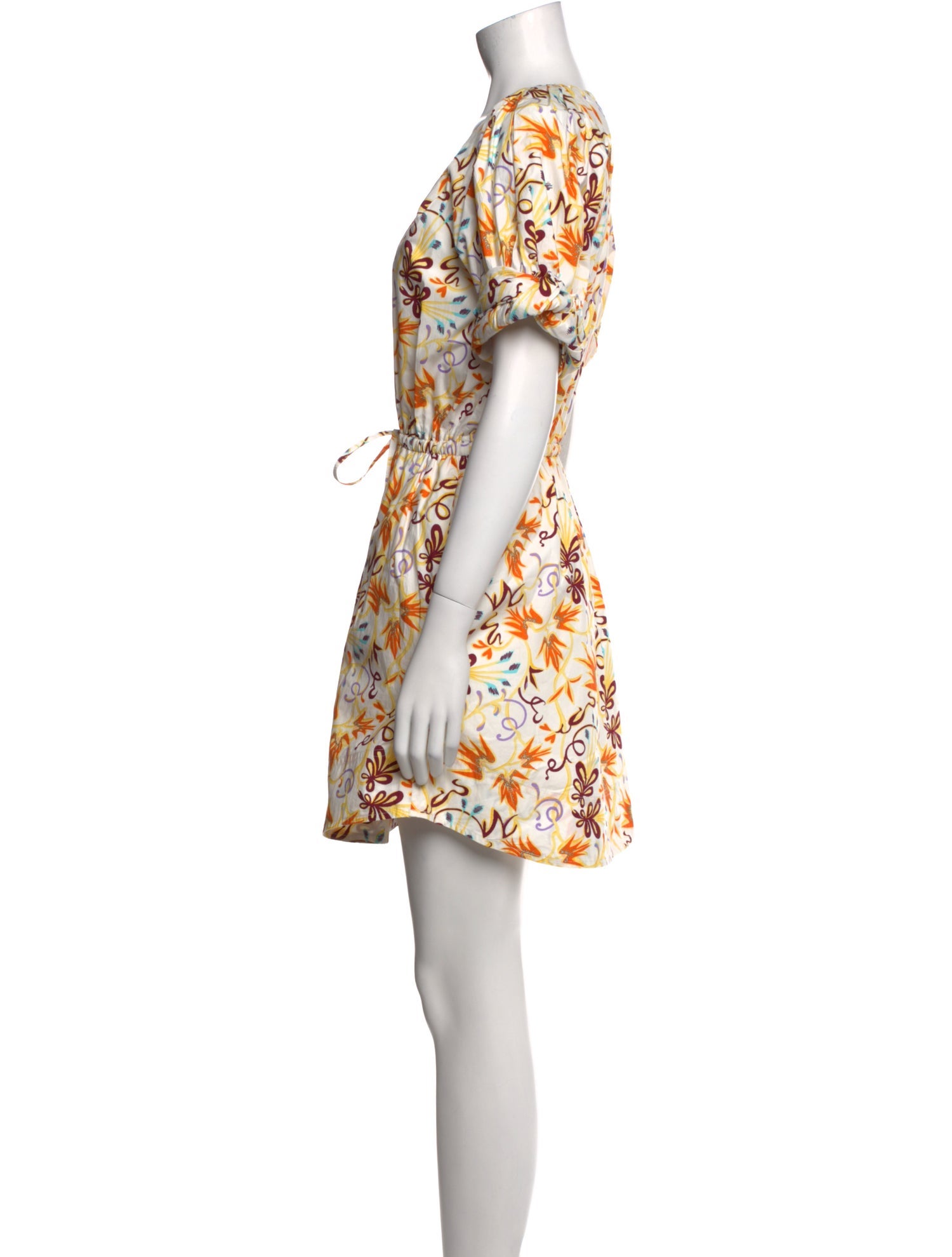 A.L.C. Floral Print Mini Dress