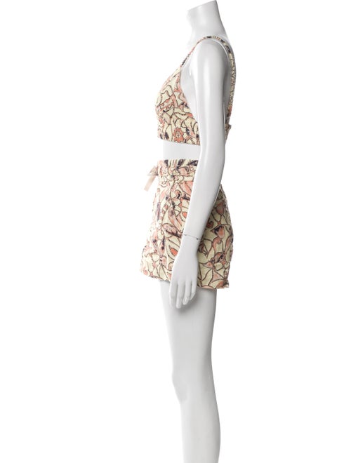 A.L.C. Linen Printed Short Set