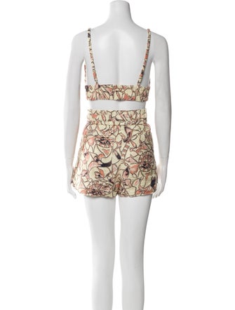 A.L.C. Linen Printed Short Set