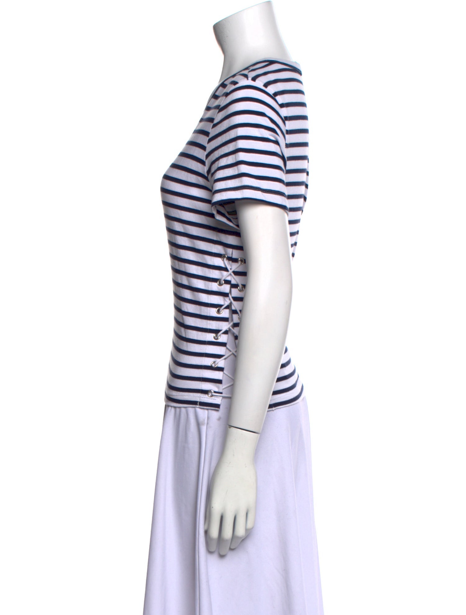 A.L.C. Striped Crew Neck T-Shirt