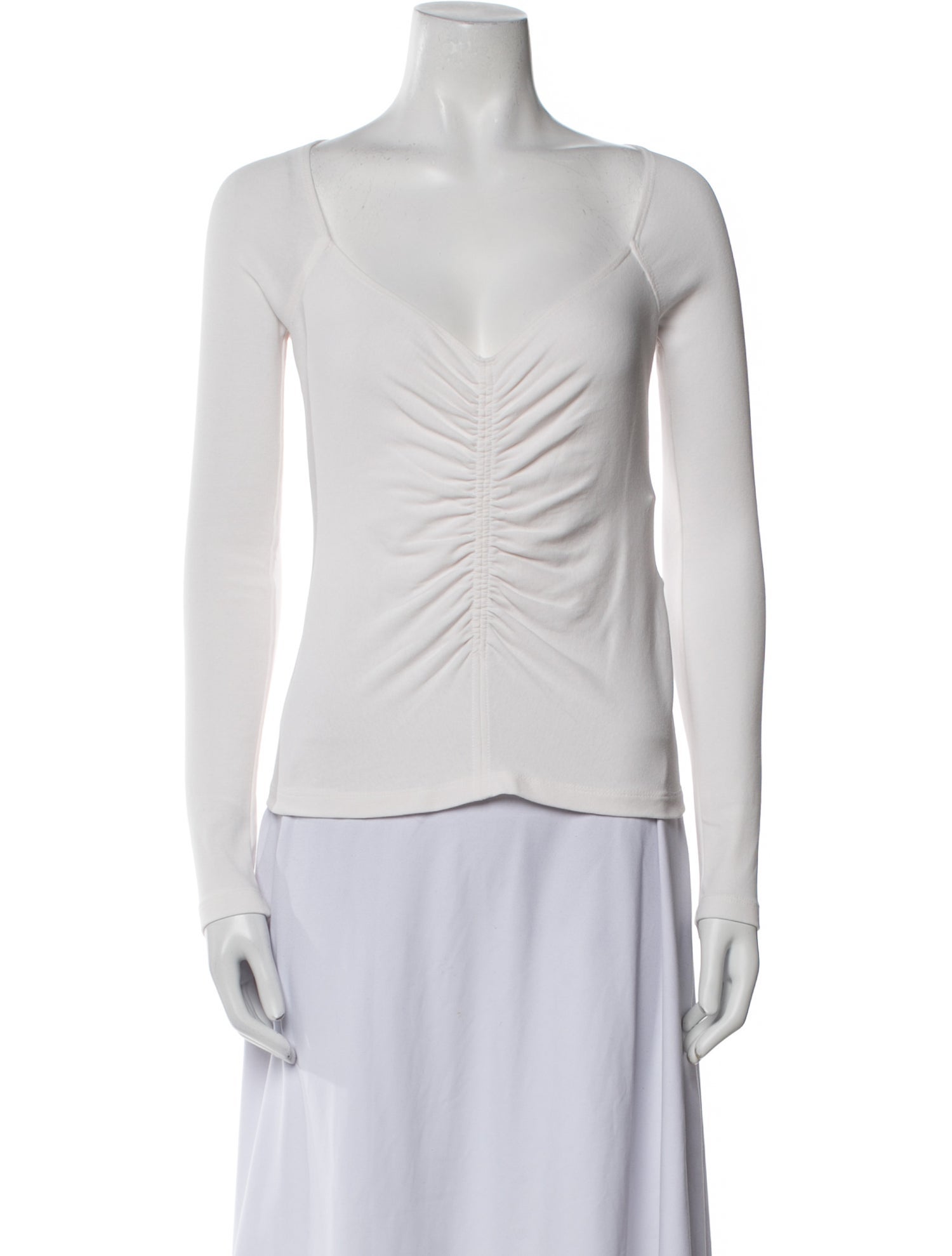 A.L.C. V-Neck Long Sleeve Top