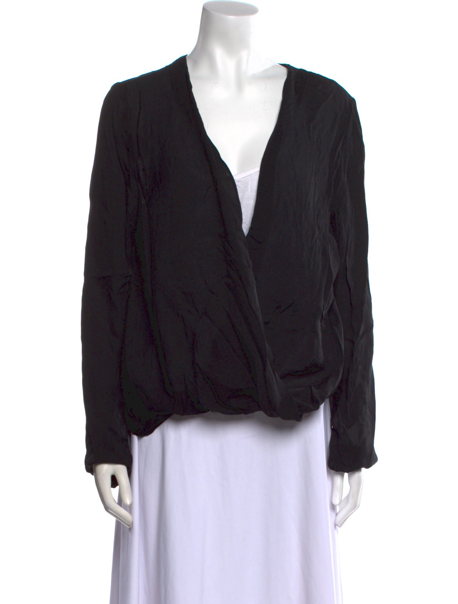 A.L.C. Silk V-Neck Blouse