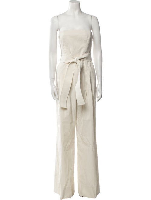 A.L.C. Linen Strapless Jumpsuit