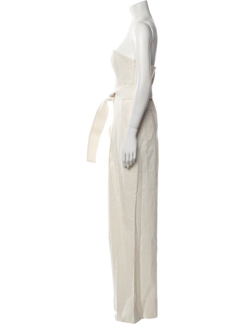 A.L.C. Linen Strapless Jumpsuit