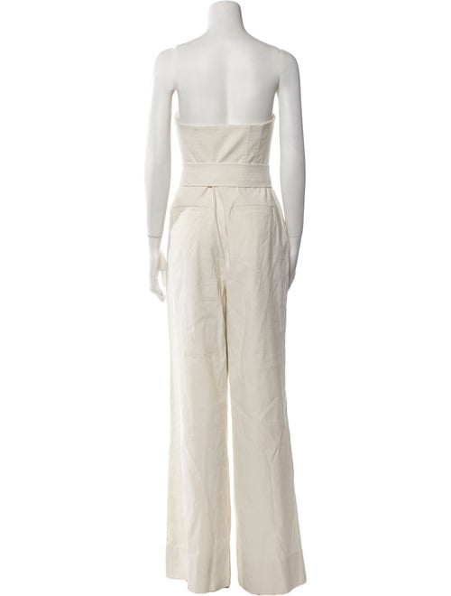 A.L.C. Linen Strapless Jumpsuit