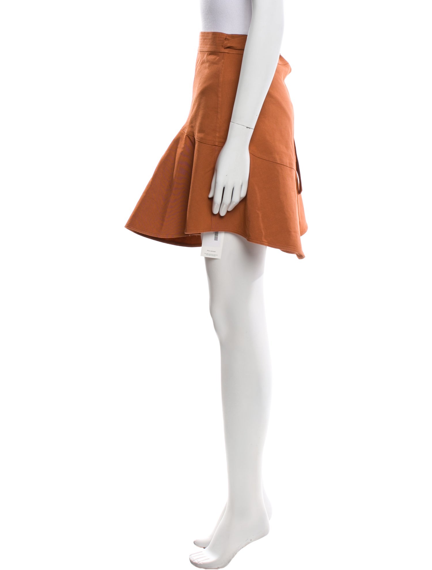 A.L.C. Ruffle Embellishment Mini Skirt