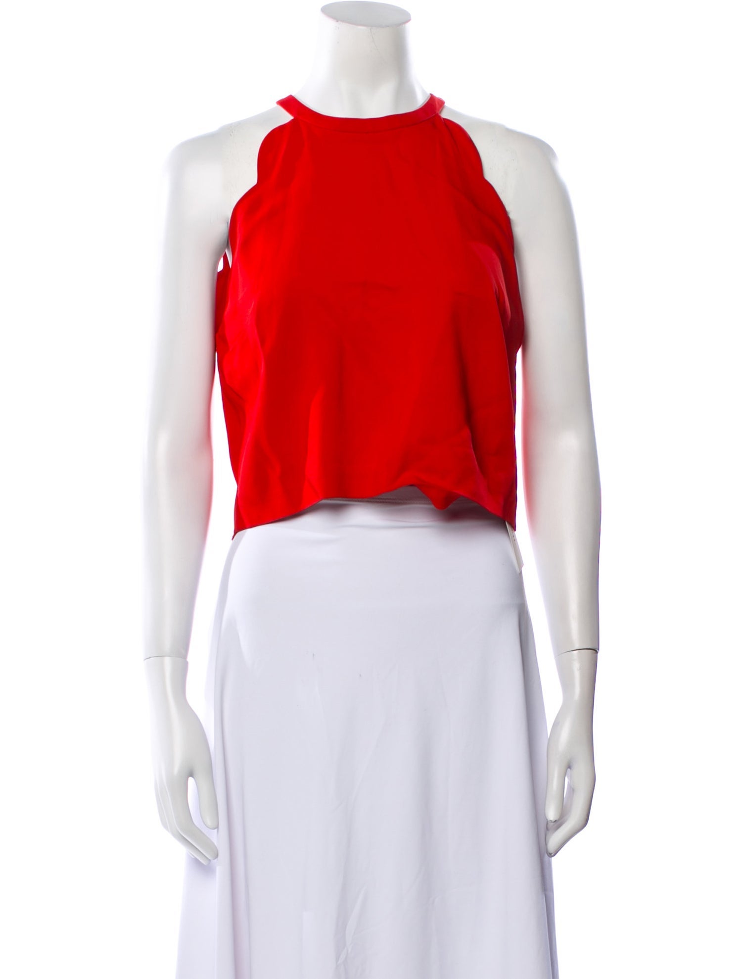 A.L.C. Halterneck Sleeveless Crop Top