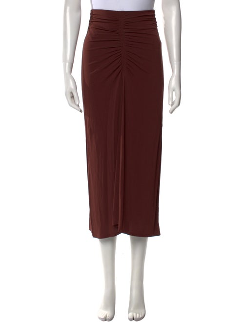 A.L.C. Pleated Accents Midi Length Skirt