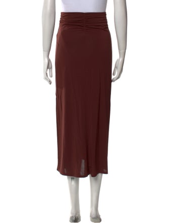 A.L.C. Pleated Accents Midi Length Skirt