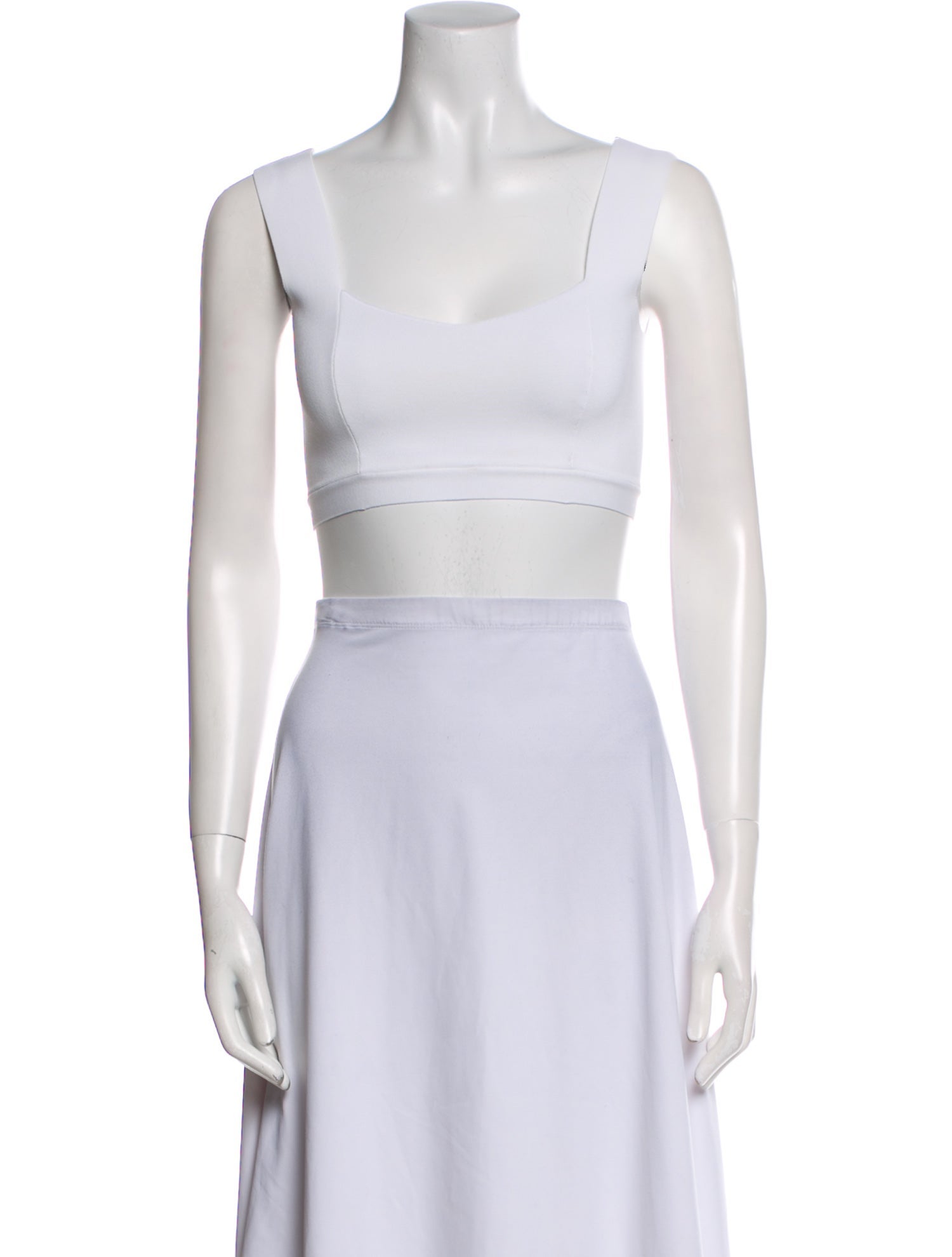 A.L.C. Square Neckline Sleeveless Crop Top