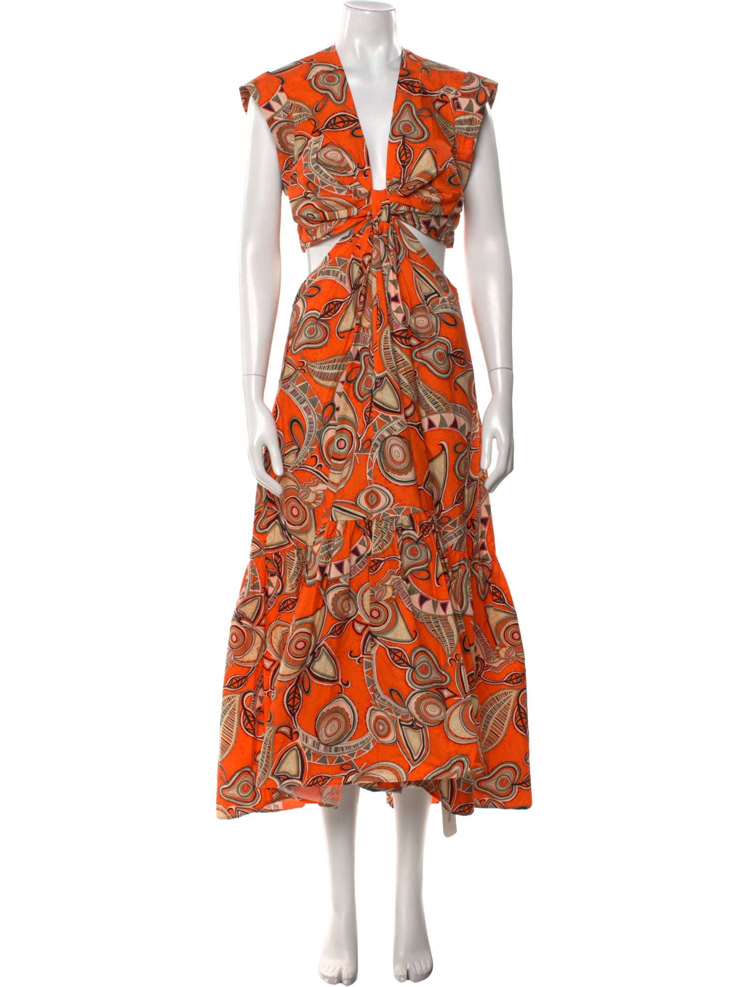 A.L.C. Paisley Print Long Dress