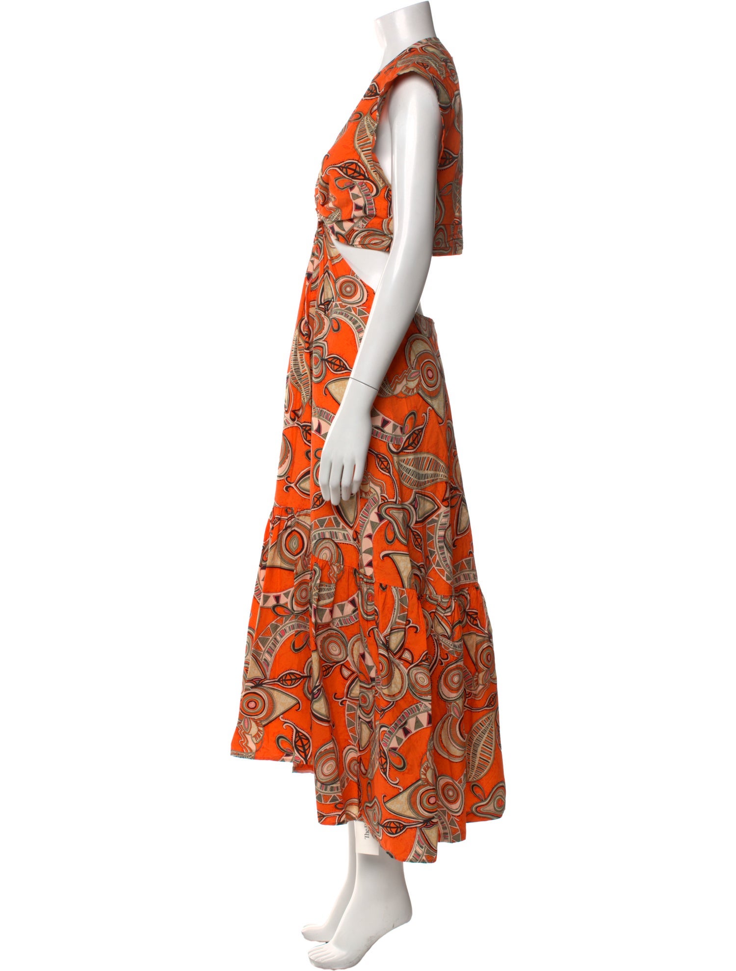 A.L.C. Paisley Print Long Dress