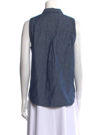 A.L.C. Sleeveless Button-Up Top