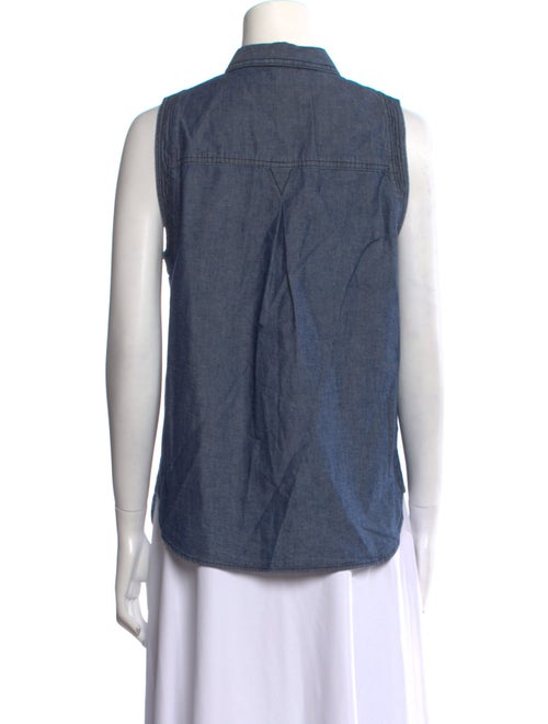 A.L.C. Sleeveless Button-Up Top