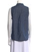 A.L.C. Sleeveless Button-Up Top