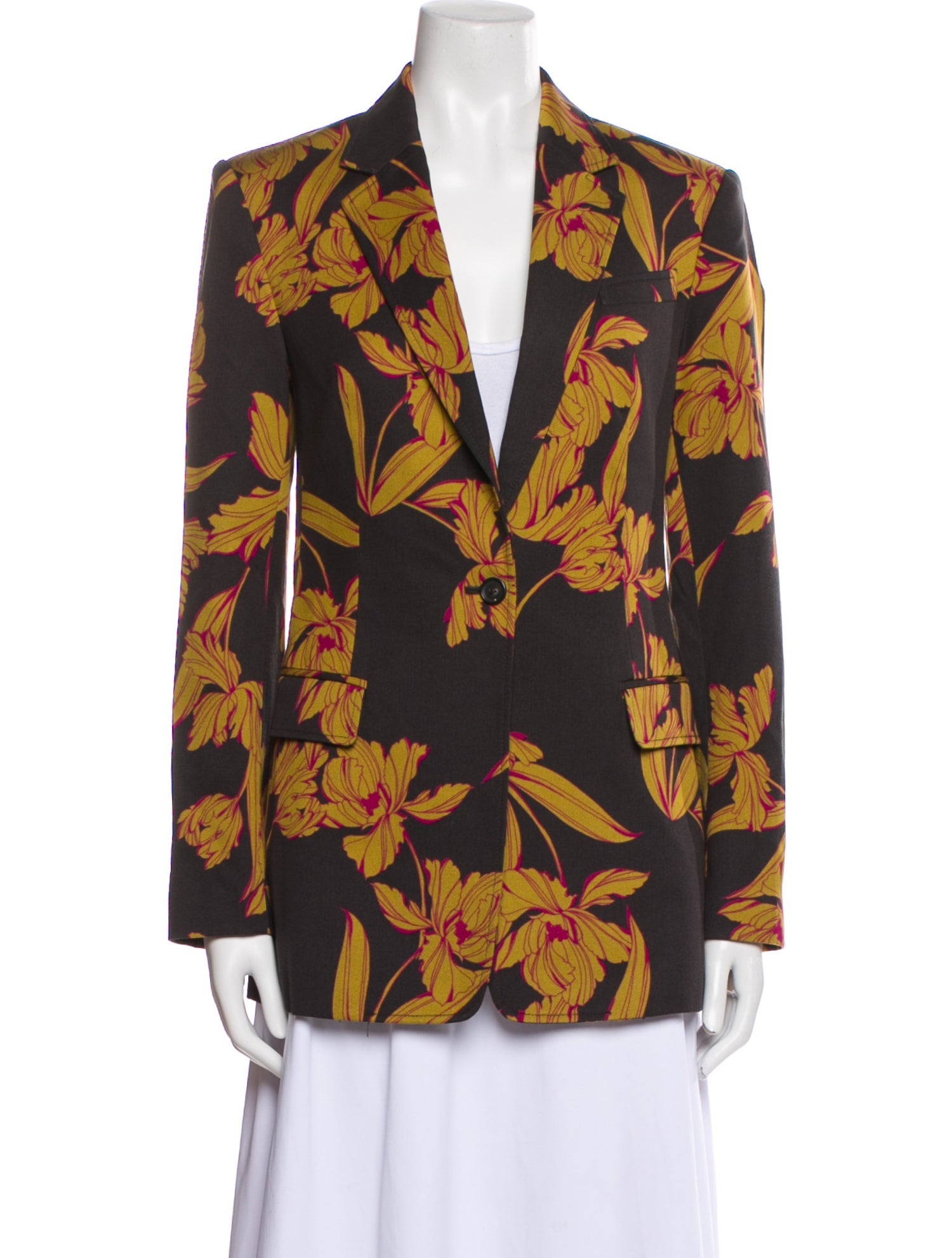 A.L.C. Virgin Wool Floral Print Blazer w/ Tags