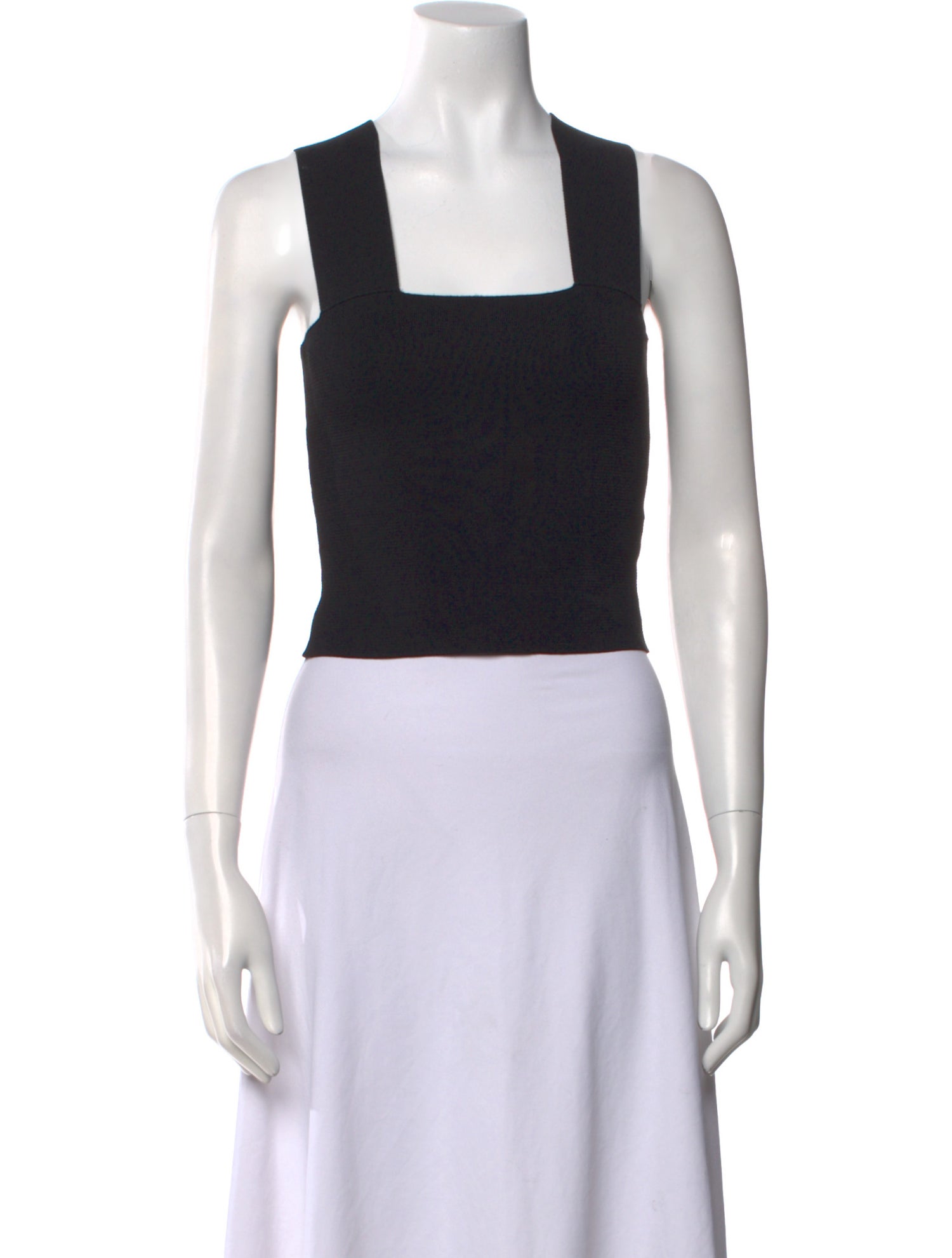 A.L.C. Square Neckline Sleeveless Crop Top