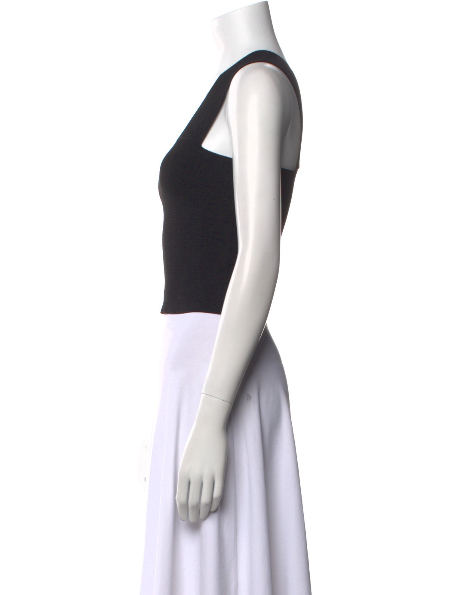 A.L.C. Square Neckline Sleeveless Crop Top
