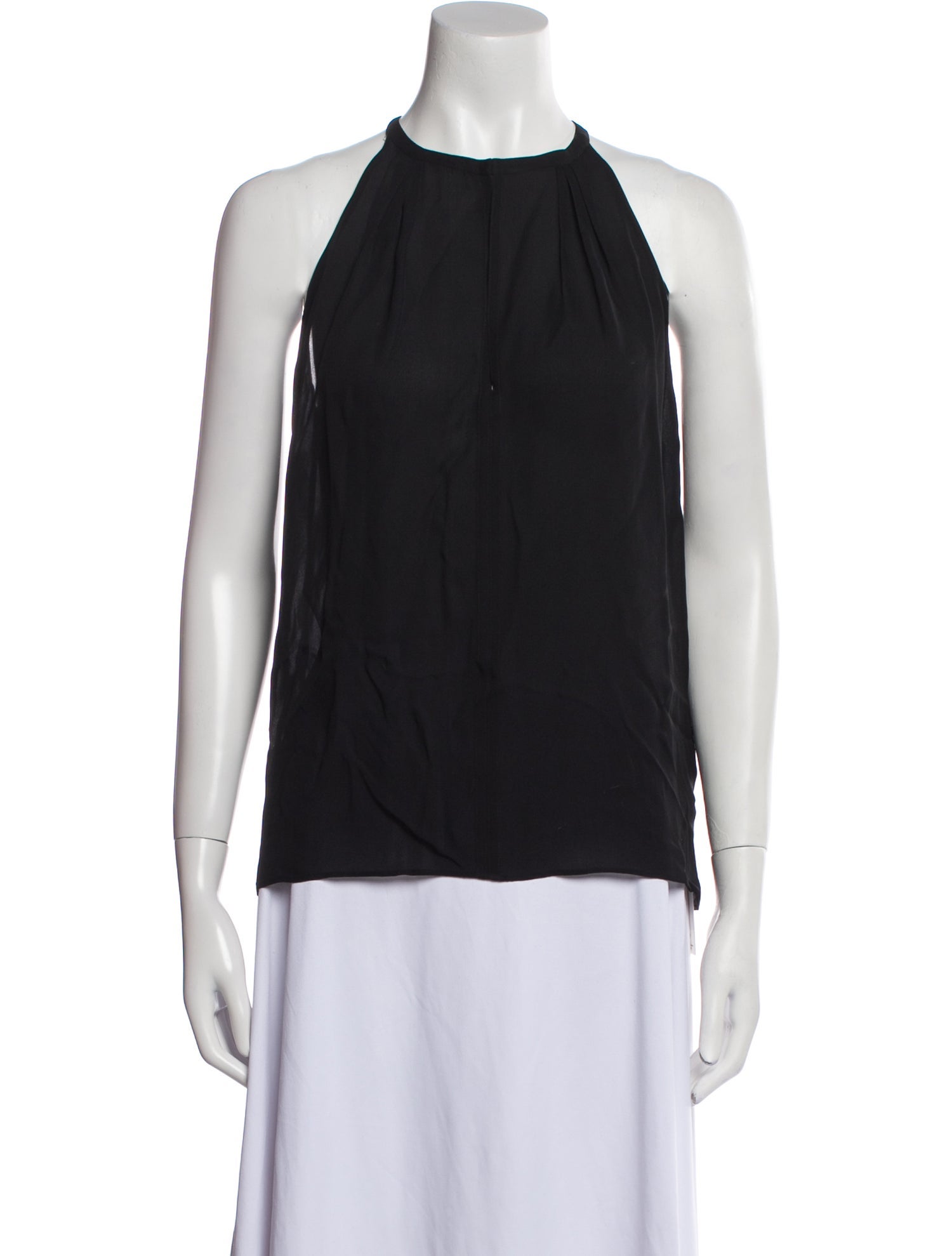 A.L.C. Silk Crew Neck Blouse