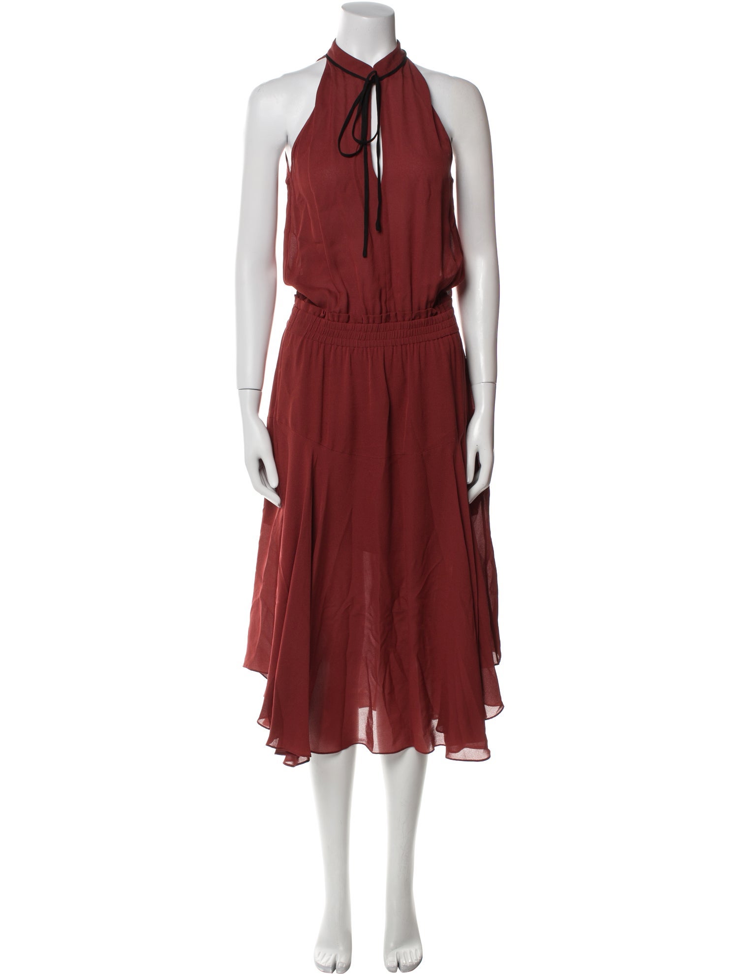 A.L.C. Silk Midi Length Dress