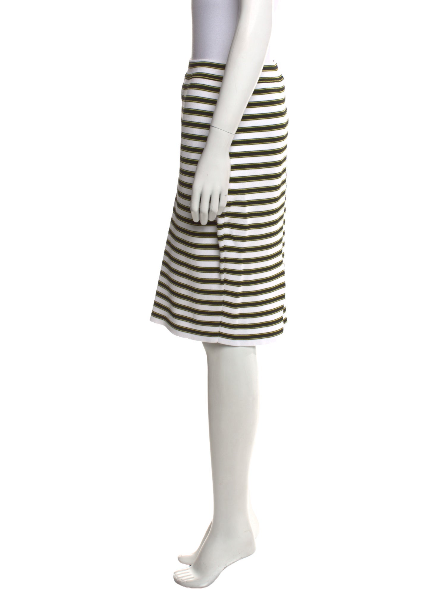A.L.C. Striped Knee-Length Skirt