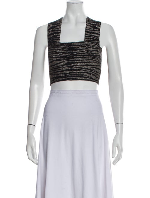 A.L.C. Square Neckline Sleeveless Crop Top