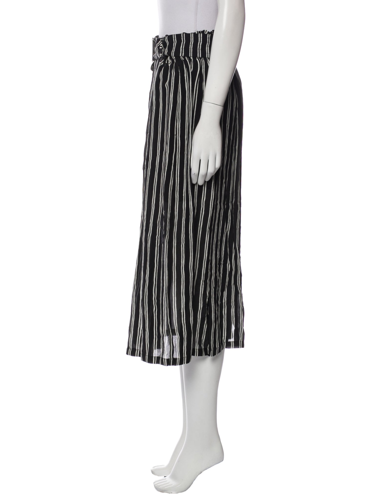 A.L.C. Silk Midi Length Skirt