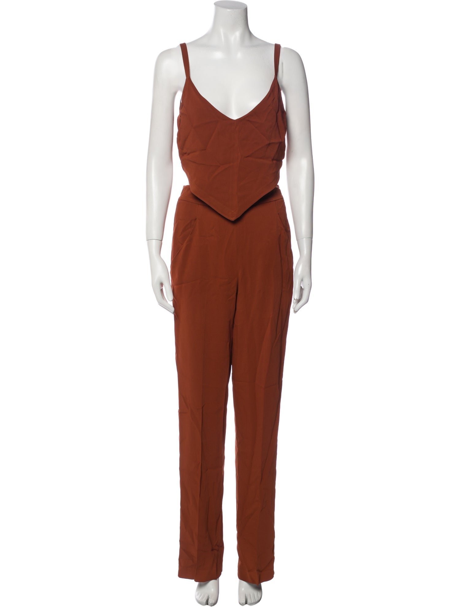 A.L.C. V-Neck Jumpsuit